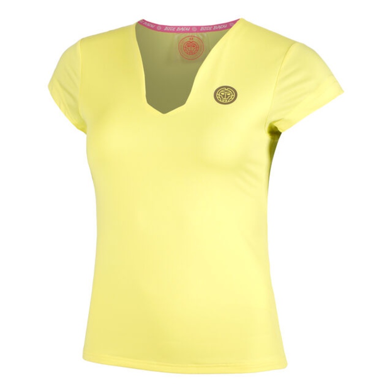 Spectrum V-Neck T-Shirt Women – Yellow