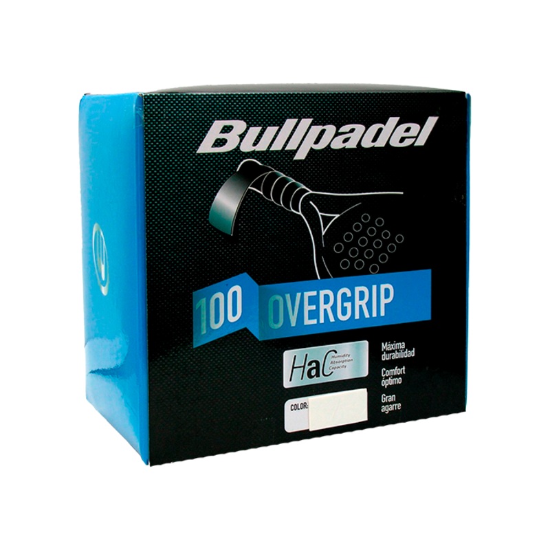 Tambor Overgrips Bullpadel HaC Blanco (x100)