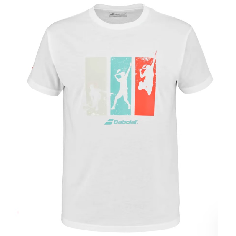 BABOLAT WHITE T-SHIRT|S|M|L|XL
