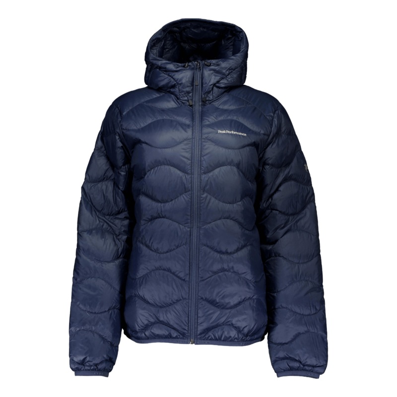 W Helium Down Hood Jacket Blue Shadow