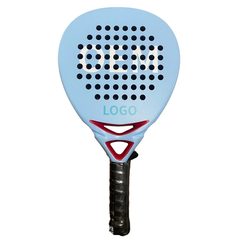 Custom 38mm Thickness Full Carbon Paddle/ 3K 12K 18K Padel Tennis Rackets