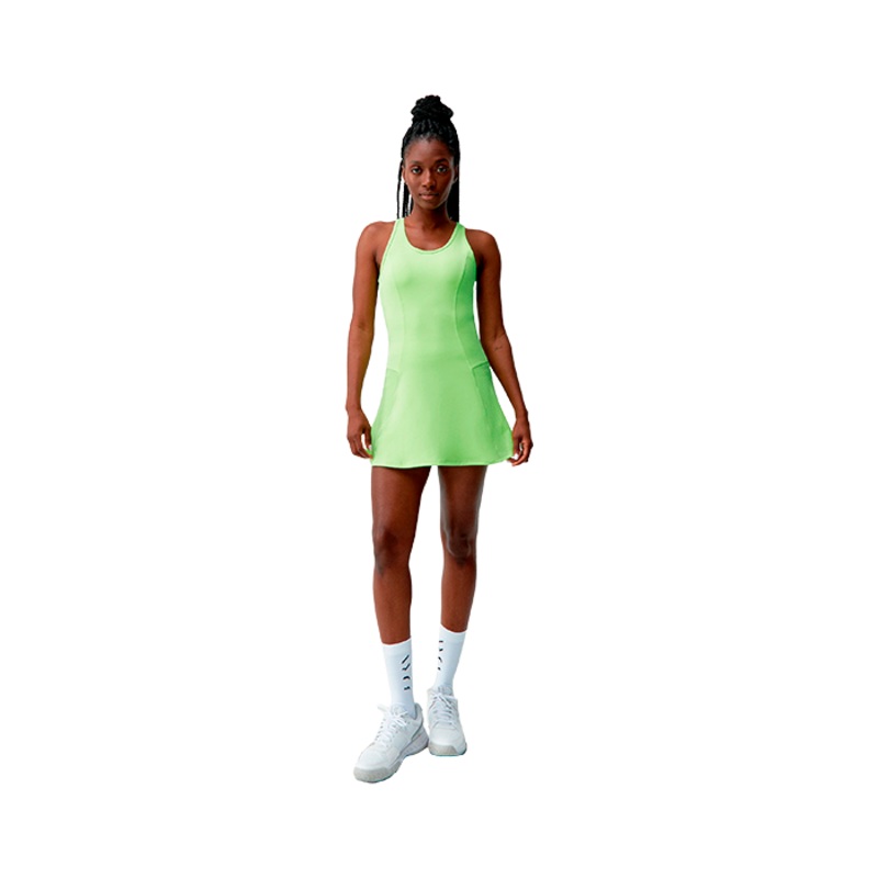 Vestido Born Living Yoga Volea Verde Lima