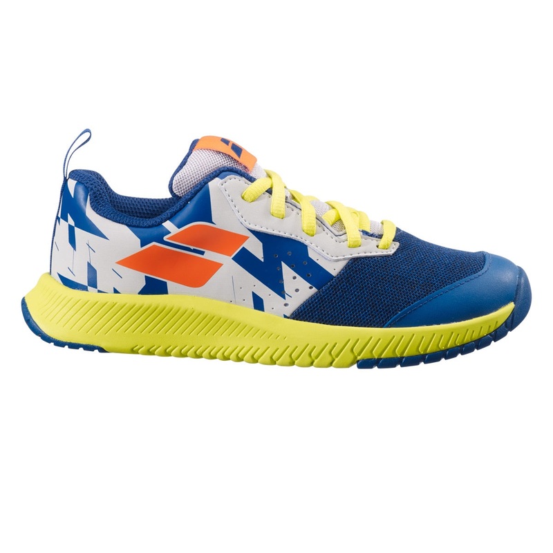 Babolat Junior Pulsion All Court Tennis Shoes – Dark Blue / Yellow