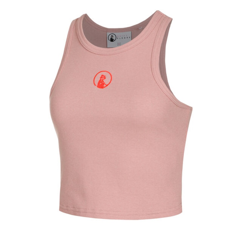 Crossroad Ribbed Tank Top Women – Antique Pink, Red