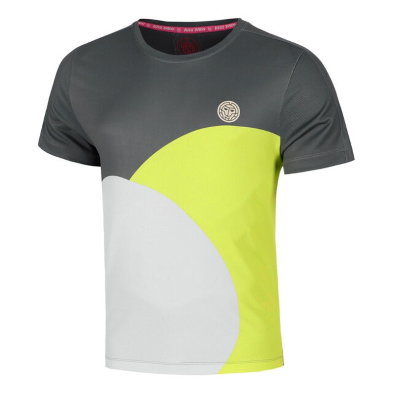 Bubble T-Shirt Men – Grey, Lemon