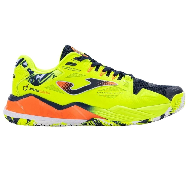 Zapatilla Joma Spin Men 2403 Azul marino, Limon flor