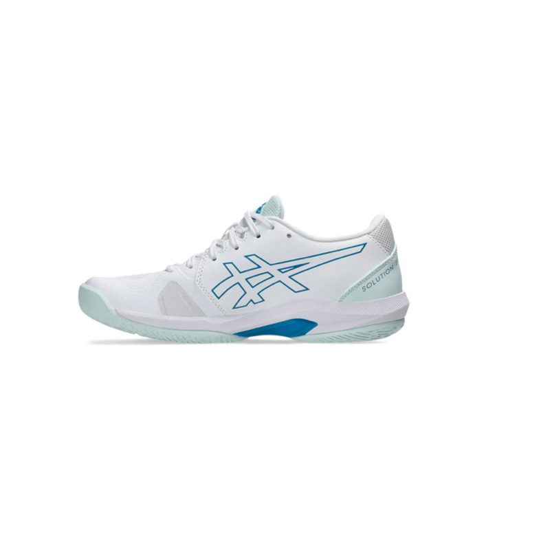 Asics Womens Solution Swift FF 2 Tennis Shoes White and Soothing Sea