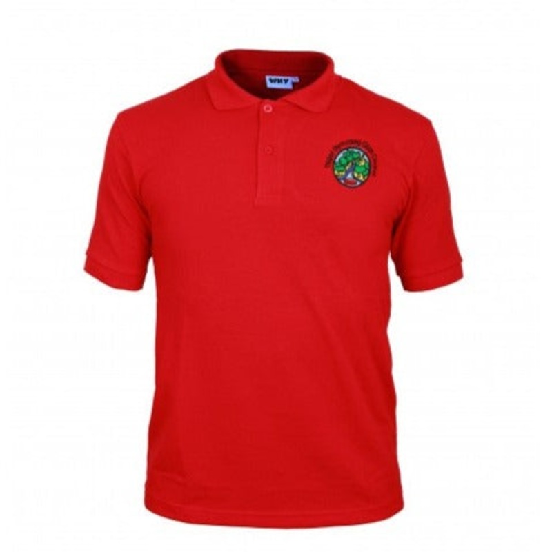 Ysgol Glan Ceubal Polo|M|2/3|3/4|5/6|7/8|JS 9/10|JM 11/12|JL 13|JXL|S|RED