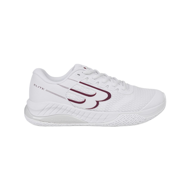 Zapatillas Bullpadel Elite 25I Women Blanco/Granate 2025