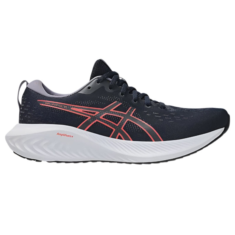 Asics Gel Excite 10 Ladies Running Shoes – Midnight/Coral Reef