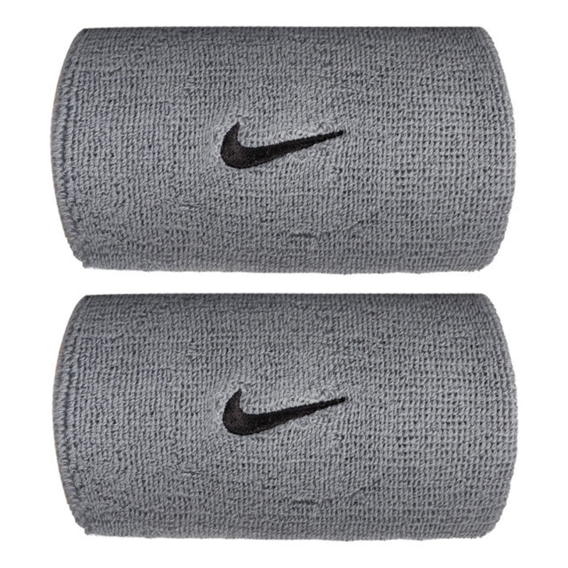 Swoosh Classic Doublewide Wristband Unisex – grey, black