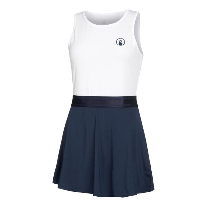 Champions Dress Women – White, Dark Blue