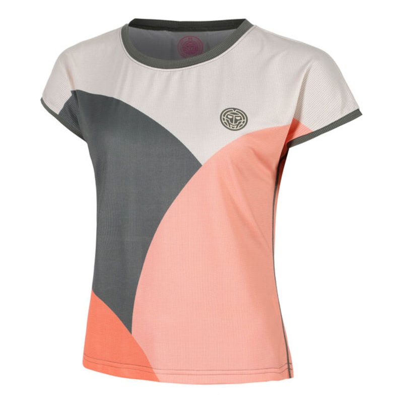 Bubble T-Shirt Women – Grey, Coral
