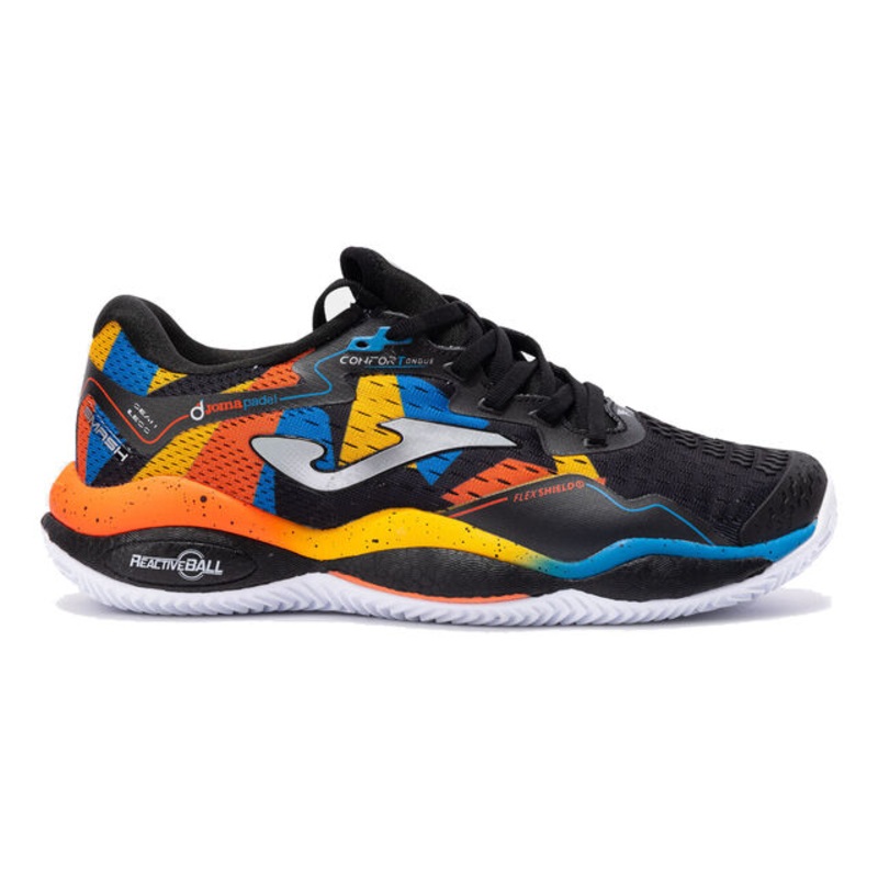 Smash Padel Shoe Men – Black, Multicoloured
