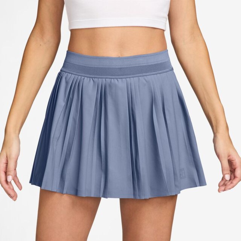 Court Dri-Fit Advantage Ace High Rise Skirt Women – Blue Grey