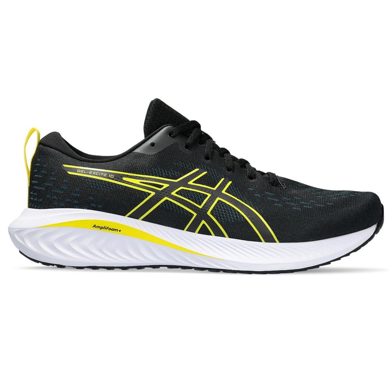 Asics Gel Excite 10 Mens Running Shoe – Black/Bright Yellow