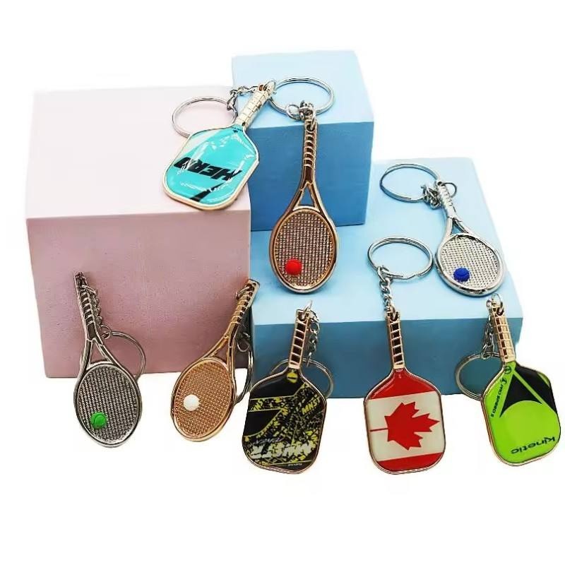 DIY Chaveiro Cheap Padel Racket DIY Metal Padel 3K Padel Racket Keychain