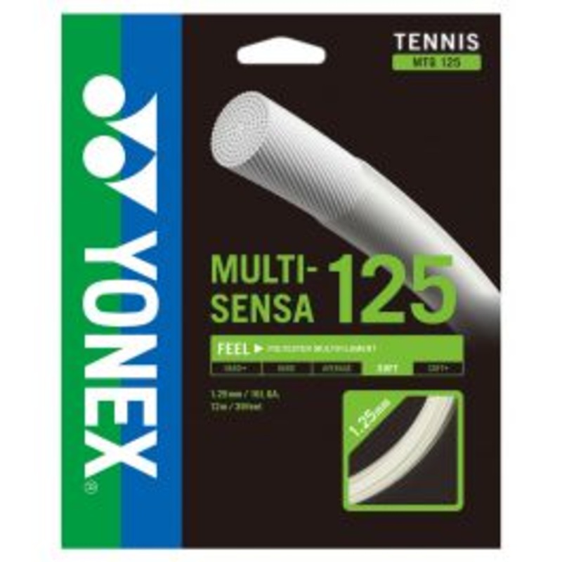 Yonex Multi-Sensa 1.25mm|12m Set|WHITE