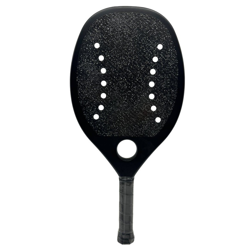 3K Carbon Fiber Beach Tennis Racket Sand Blasting Face Is Suitable for MID-Range Players.