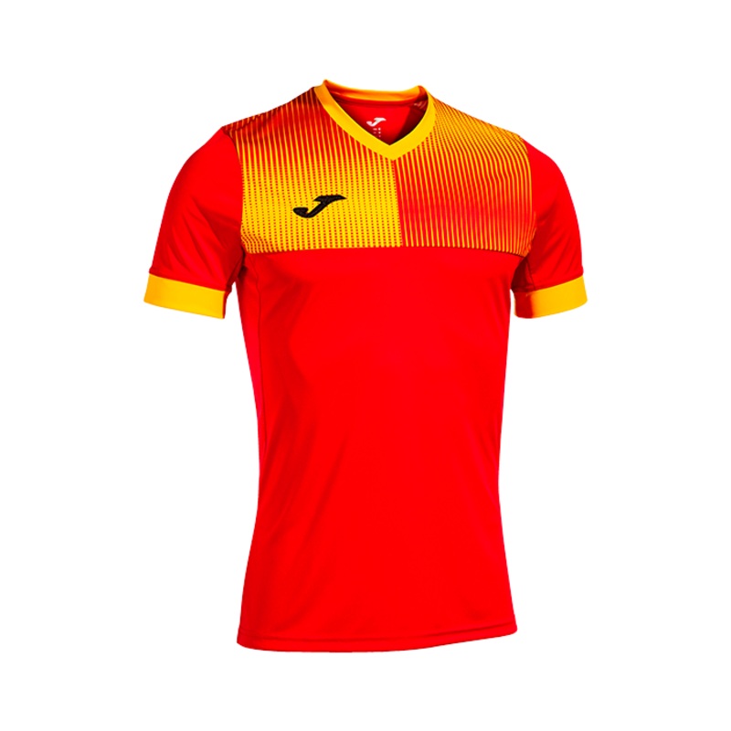 Camiseta Joma Eco Supernova Rojo/Amarillo