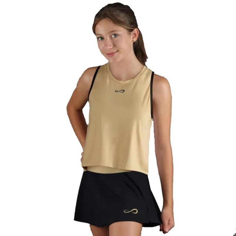 Court Tank Top Women – Gold
