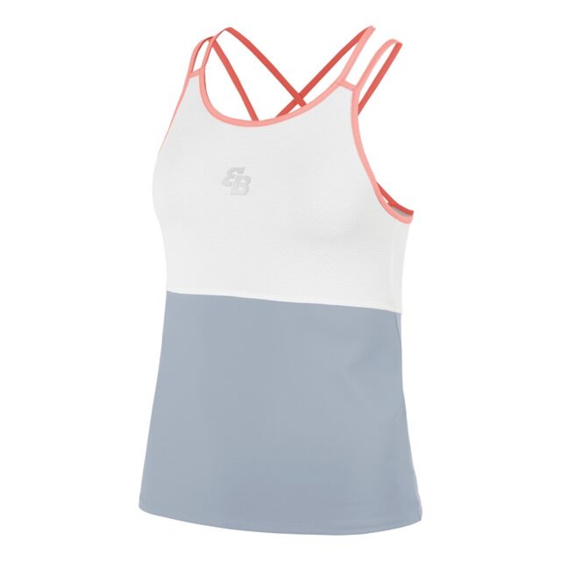 Kyoto Tank Top Women – Grey, White