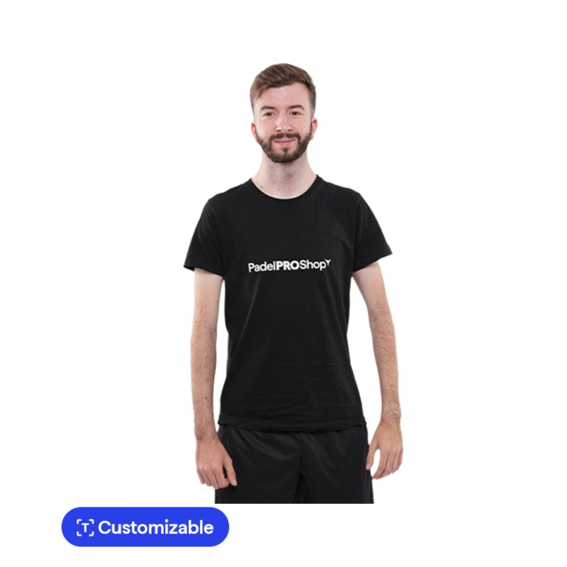 Camiseta algodn Negra|2XS|XS|S|M|L|XL|2XL|3XL