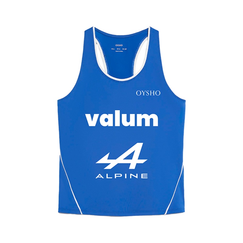 Camiseta Oysho Alejandra Salazar Azul 2025