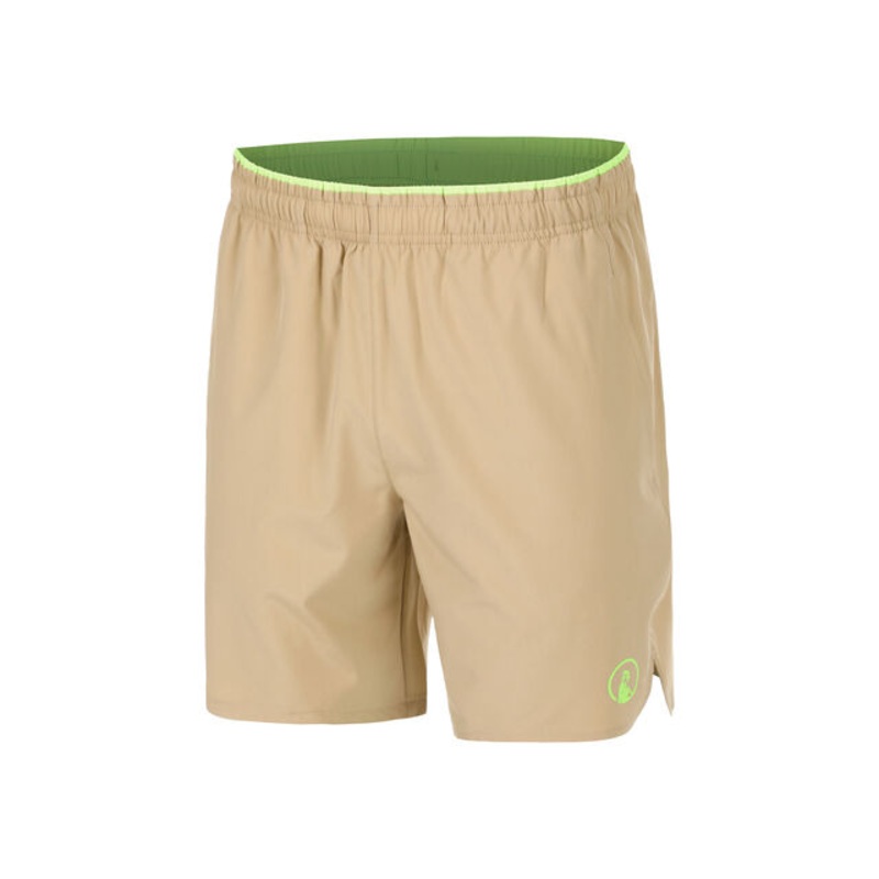 Wild Slam Shorts Men – Beige, Neon Green