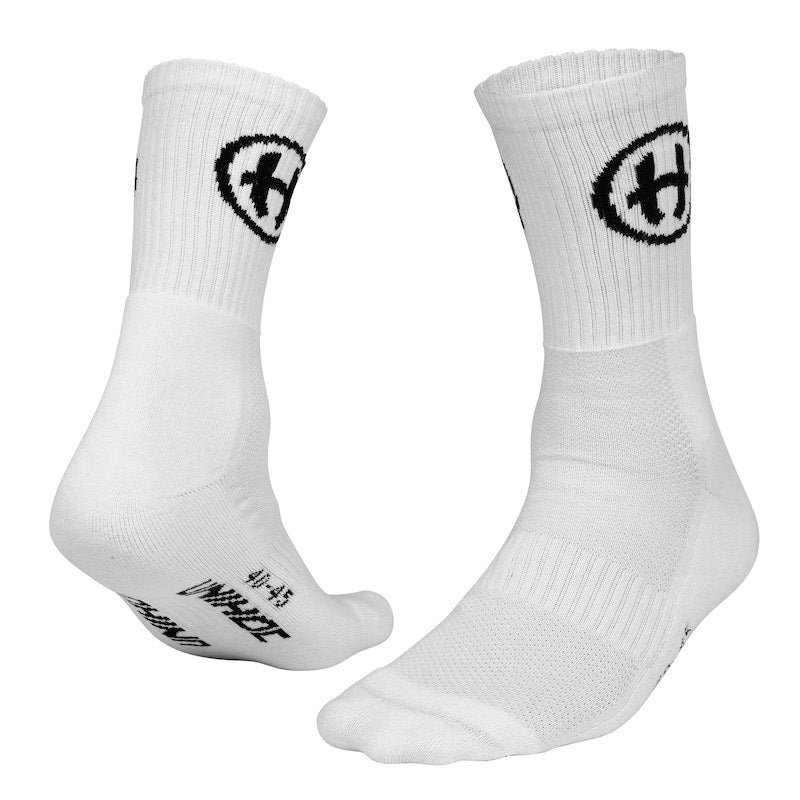 Zone SockUnihocCREWWhite|31-35|36-39|40-45