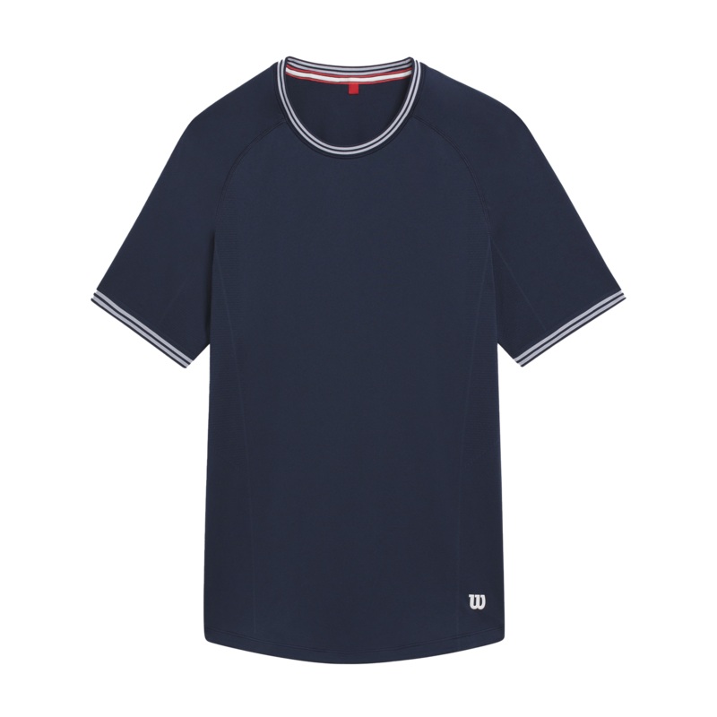 Wilson Court Performance Crew T-Shirt Men – Navy