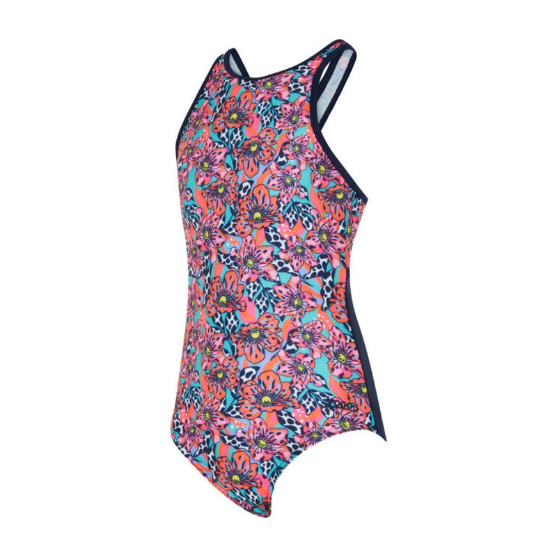 Zoggs Hi Front Crossback Girls Swimming Costume – Bounty