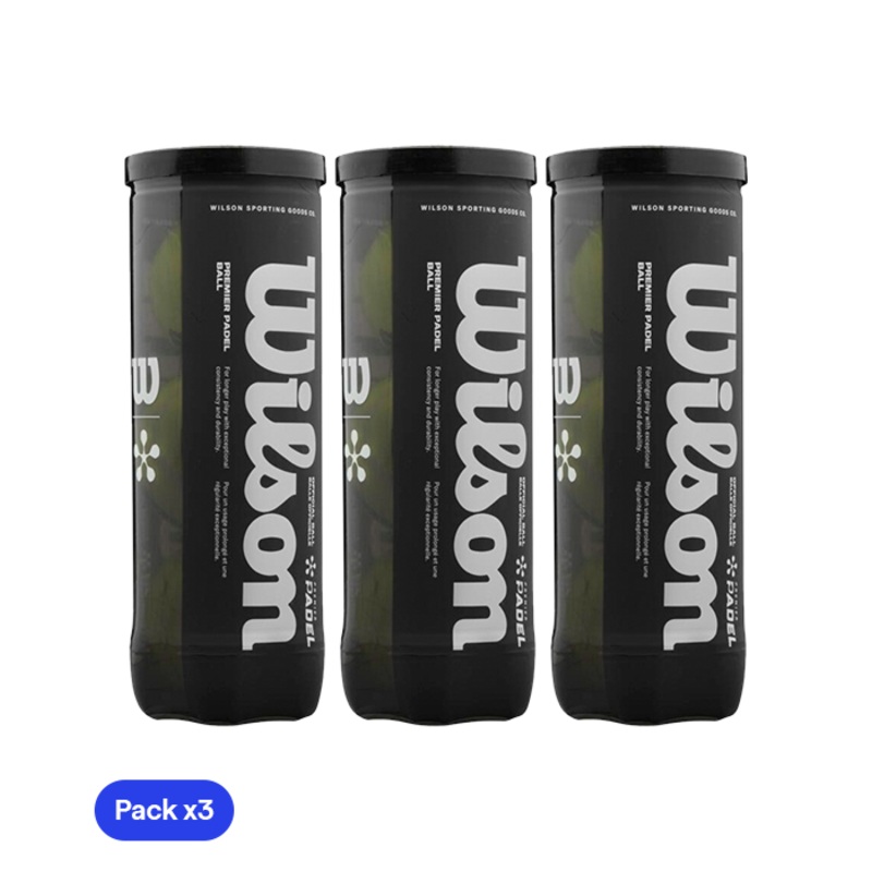 Pelotas Wilson Padel Premier (Pack x3)