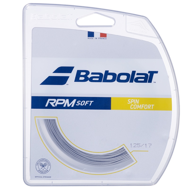 Babolat RPM Soft 1.30mm/12M Tennis String – Grey