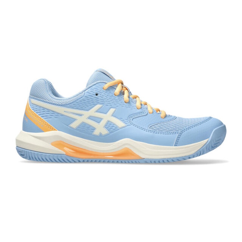 Gel-Dedicate 8 Padel Shoe Women – Blue Grey, Cream
