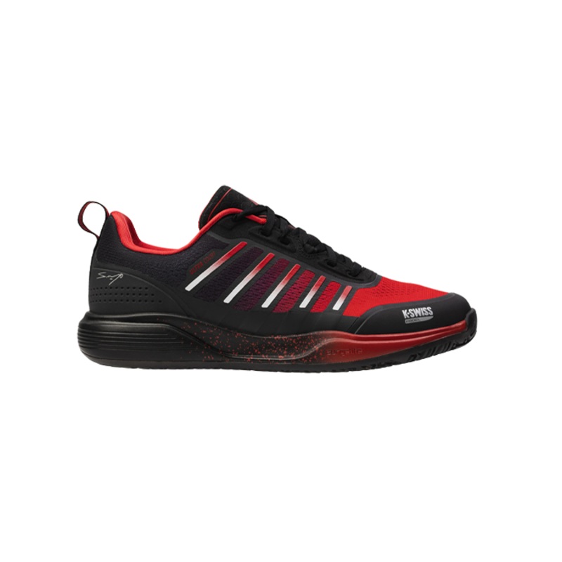 Zapatillas K-Swiss Ultra Court Padel Black/Red 2025 Sanyo