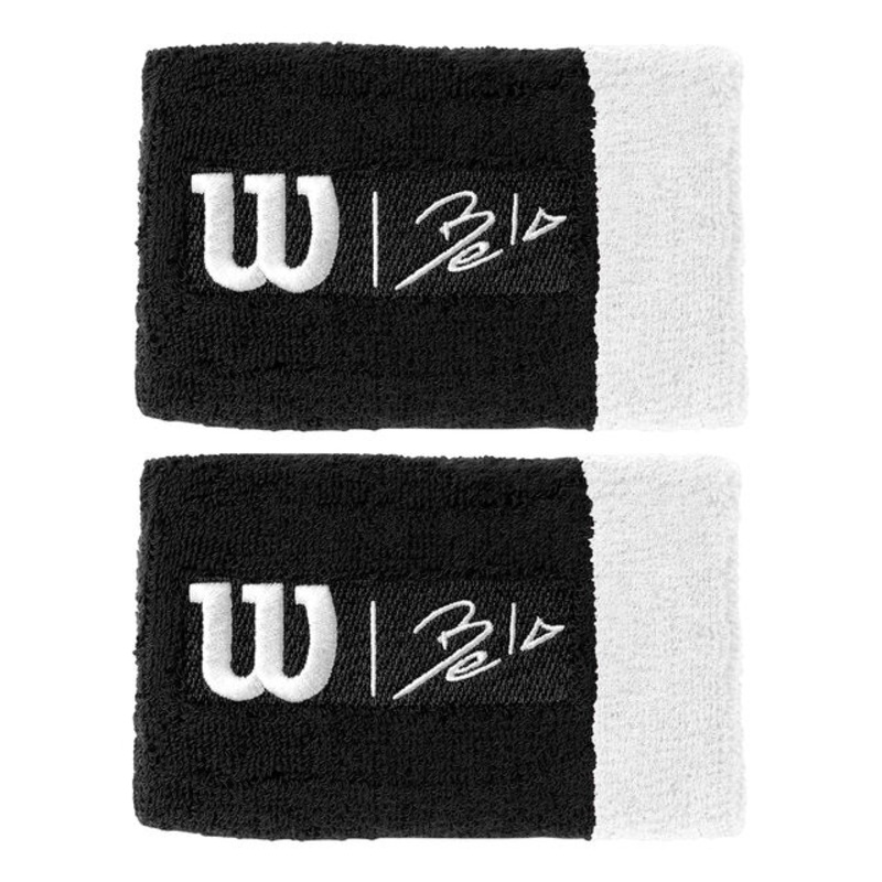 Bela Extra Wide II Wristband Unisex – black, white