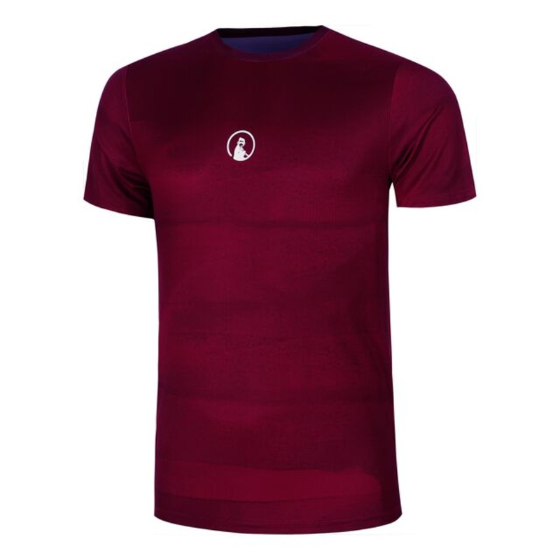 Create Receiver Wipe T-Shirt Men – Wine Red, White