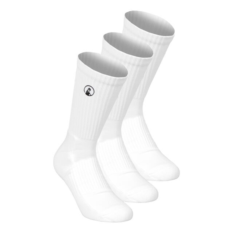 Performance Long Tennis Socks 3 Pack – White