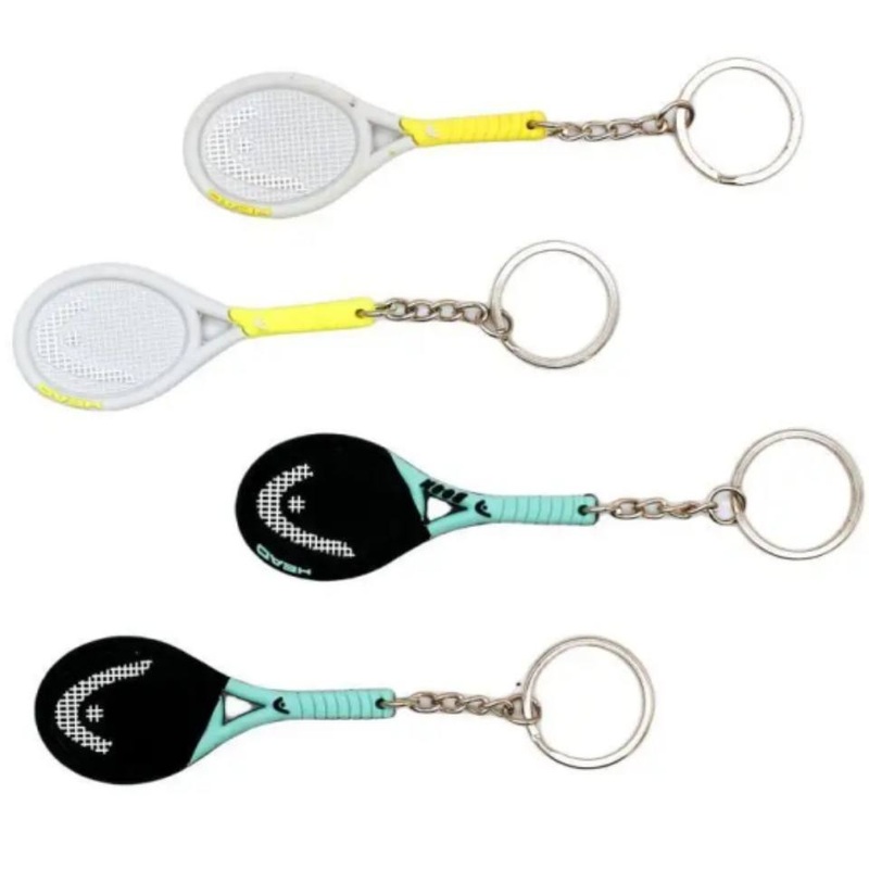 Protector Keyrings Chaveiro Gift Anime DIY PVC Cute Rubber Racket Padel Keychain