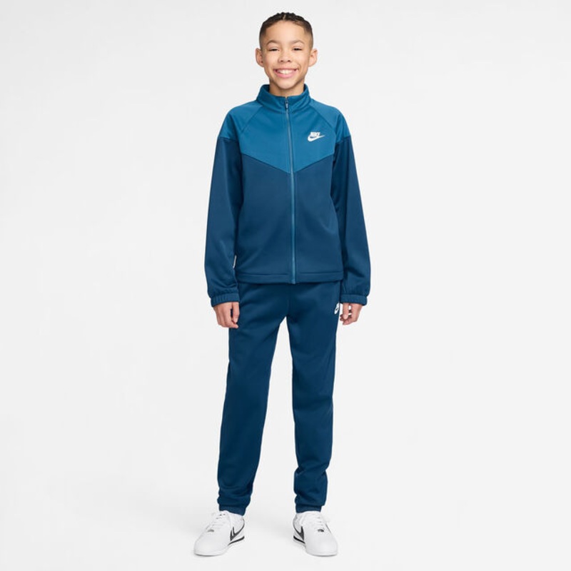 Dri-Fit Tracksuit Kids – Petrol, Blue