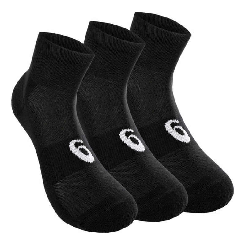 Quarter Sports Socks 3 Pack – Black, White