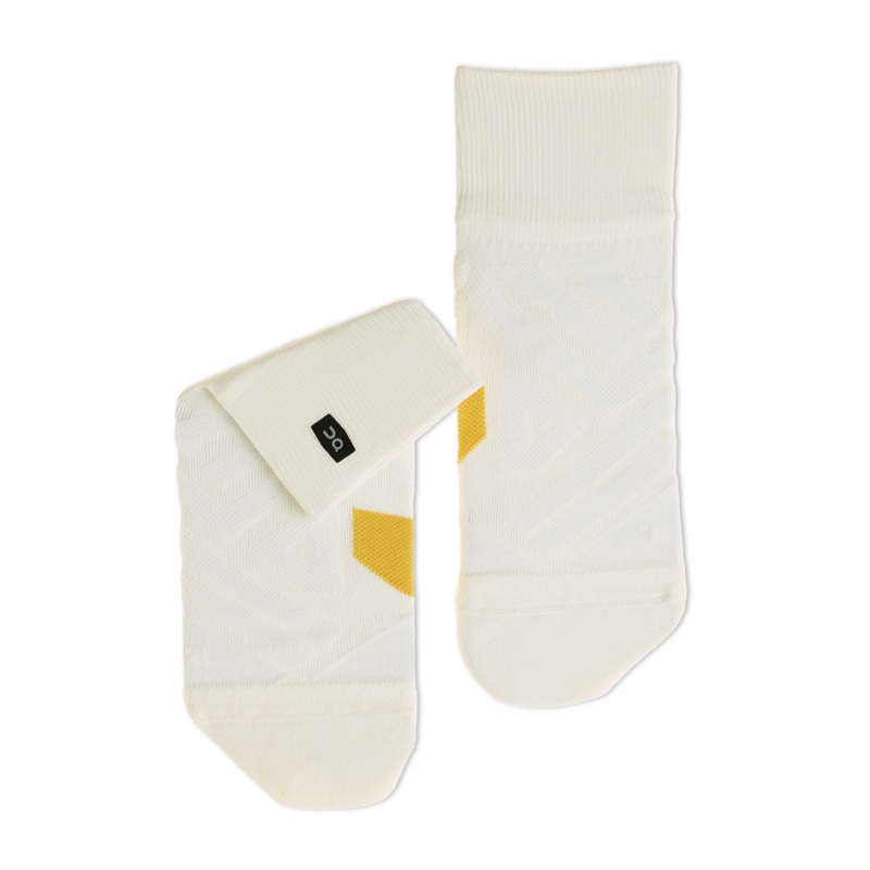 On Mid Socks Men – White/Ice|White/Ice|S
