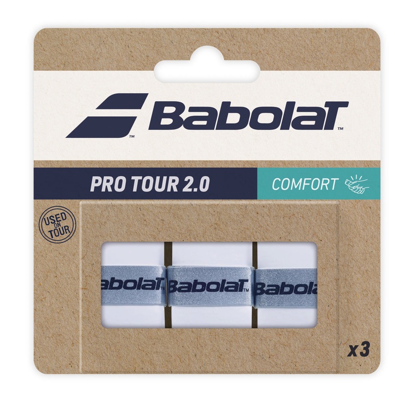 Babolat Pro Tour 2.0 X3 Overgrips – White