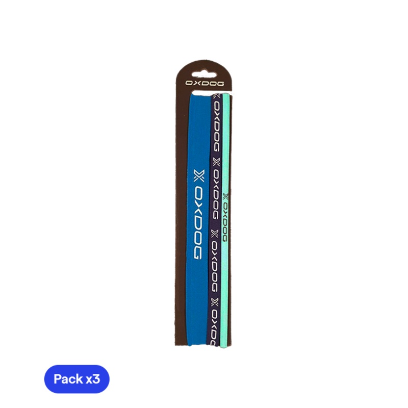 Cintas de Pelo Oxdog Azul (Pack x3)