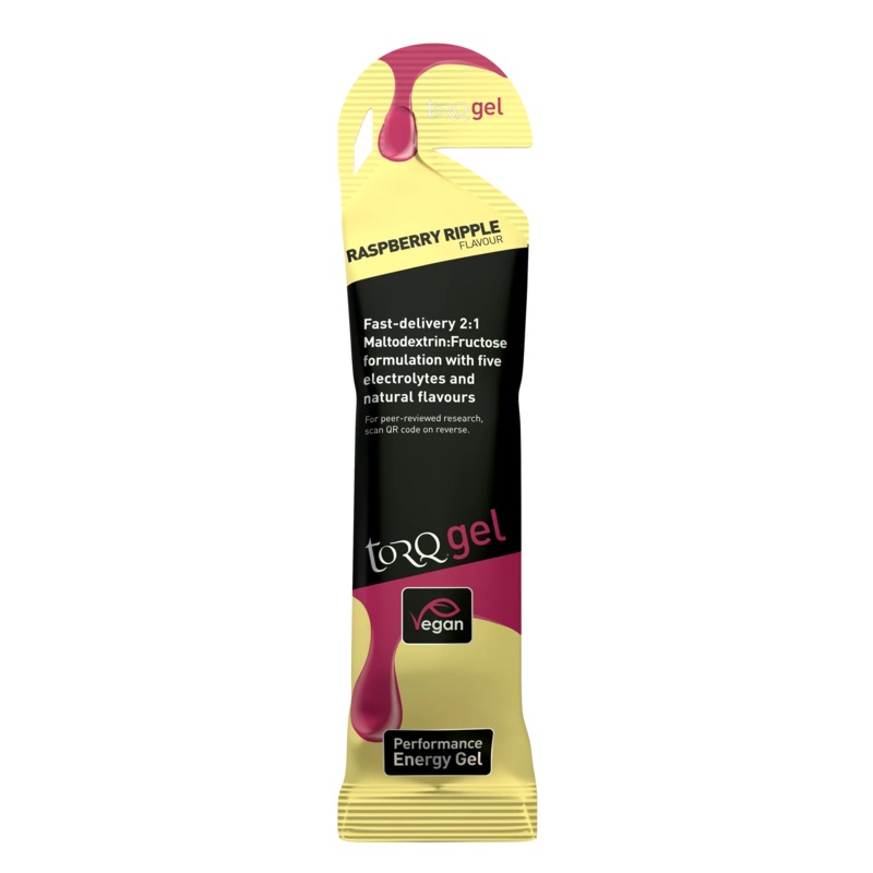 Torq Energy Gels (Single) – Raspberry Ripple