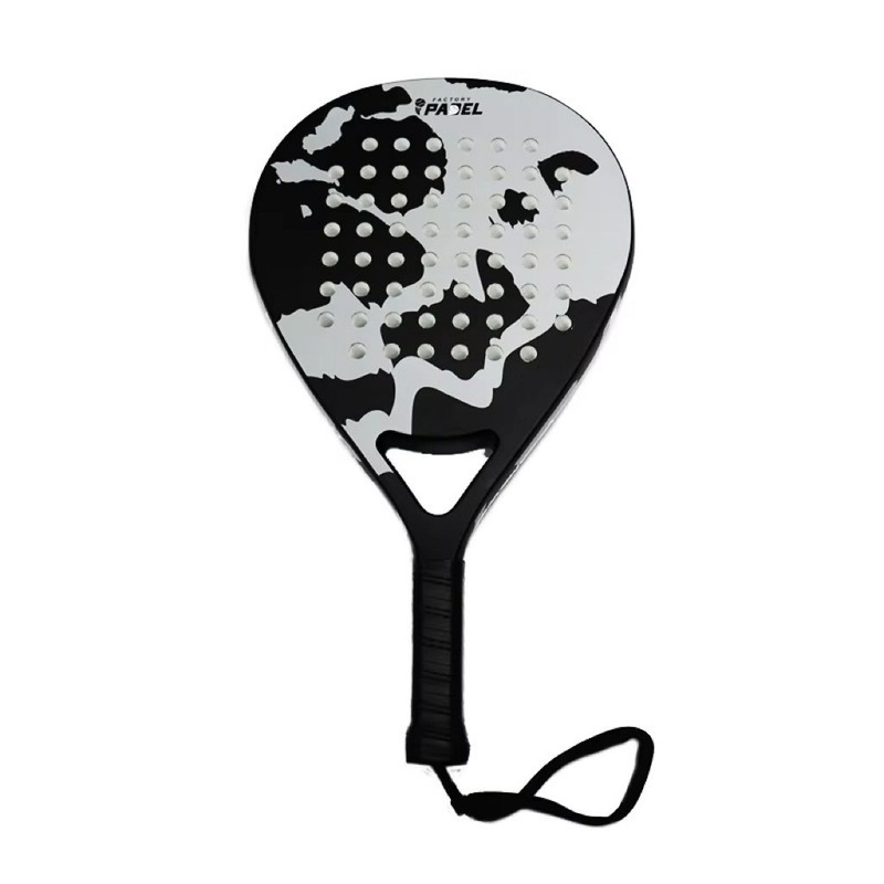 Anxspin 2025 New Popular Beach Paddle Custom Logo Black Tennis Ball Carbon Fiber Surface Outdoor Tennis Paddle Beach Tennis Paddle Racket