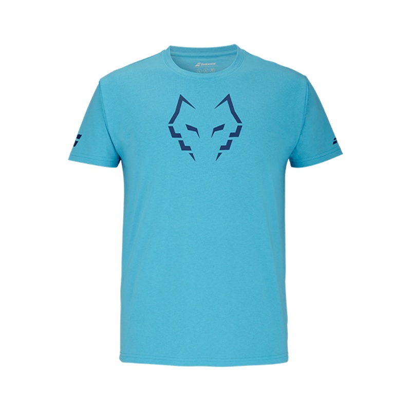 Camiseta Babolat Algodon Cyan 2025 J. Lebron