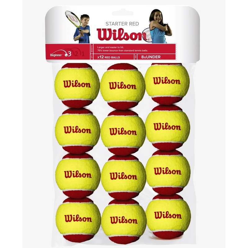 Wilson Starter Red Ball|12 Pack|RED