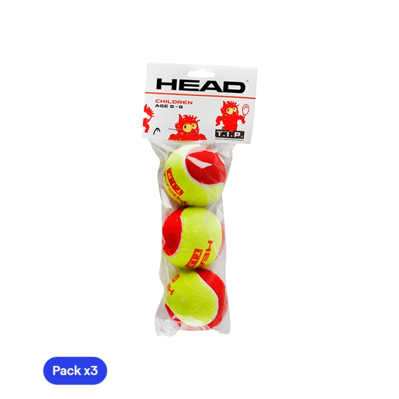 Pelotas HEAD TIP  (Pack x3)
